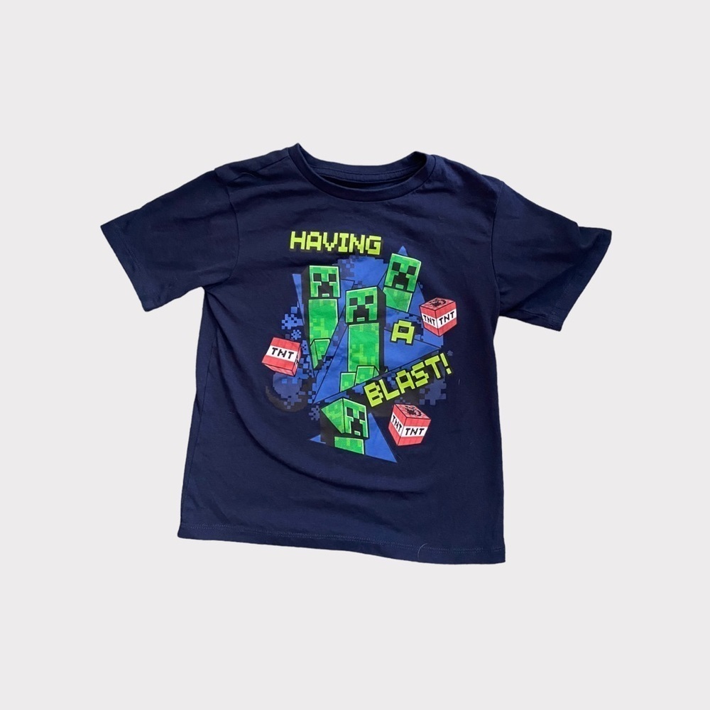 𝅺3/$15 Toddler Boy's Minecraft Tshirt